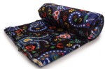 Printed Fleece DTY, Cat calavera, Black
