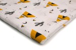 Musselin mit Aufdruck Tipi-Zelt