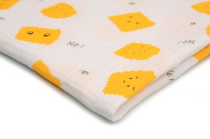 Musselin mit Aufdruck, Kekse