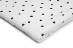 Mousseline met print, Zwarte punten