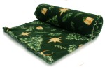 Printed Fleece DTY, Christmas tree, Green