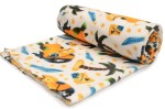 Printed Fleece DTY, Parrots, Orange