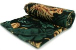 Printed Fleece DTY, Monstera, Green