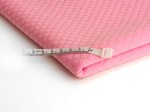 Gesteppt Gestrickt Stoff Kleine Schecks Candy Pink