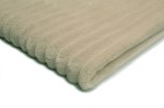 Minky Streifen Strickwaren Hell beige