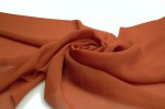 Chiffon glatt Rost