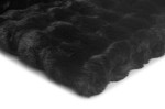 Kunstfell Bubble Schwarz