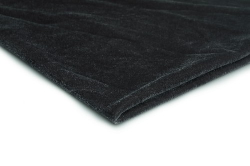 dzianina welur aksamit w kolorze asfalt