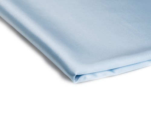 tkanina satyna cienka z lycra w kolorze błękit