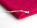 Gesteppt Gestrickt Stoff Kleine Schecks Amaranth