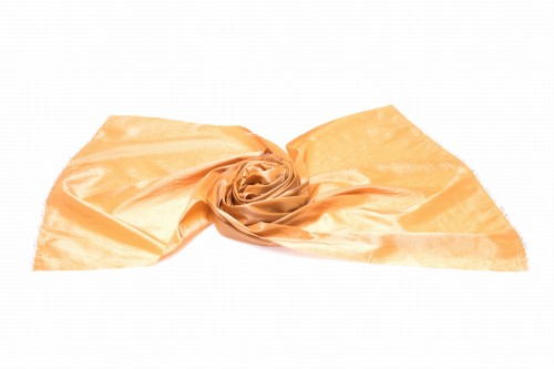 tkanina tafta gładka w kolorze morelowym