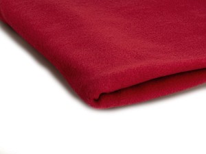 Fleece-Strickwaren 410 g/m² Rot