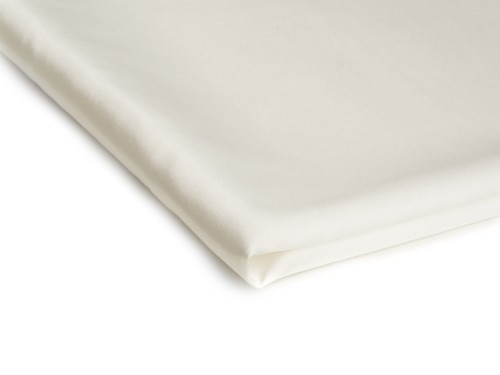 tkanina satyna cienka z lycra w kolorze ecru