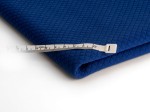 Gesteppt Gestrickt Stoff Kleine Schecks Königsblau