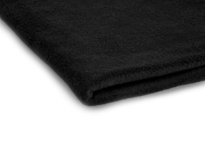 Fleece-Strickwaren 410 g/m² Schwarz
