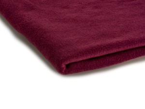 Fleece-Strickwaren 410 g/m² Bordeauxrot