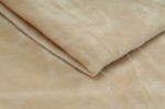 Minky Feste Ebene Stoff Hell beige