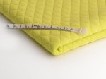 Gesteppt Gestrickt Stoff Große Schecks Limette