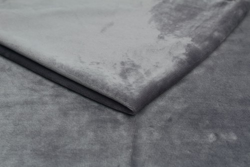 dzianina minky gładki w  kolorze grafit