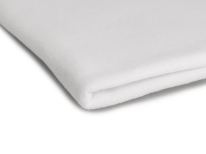 Fleece-Strickwaren 410 g/m² Weiß