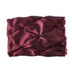 Taft mit Gummizug Bordeauxrot